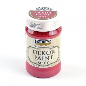 Dekorfesték 100 ml - kardinálpiros