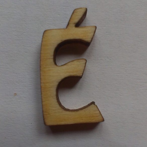 Fa betűk 1,5-2 cm É