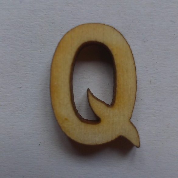 Fa betűk 1,5-2 cm Q