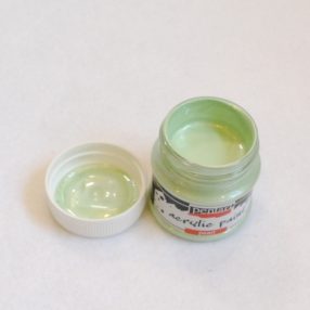 Gyöngyház fényű akrilfesték 50 ml - zöld