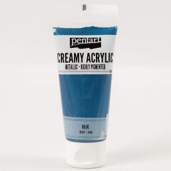 Krémes akrilfesték selyemfényű 60 ml - kék