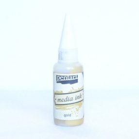 Média tinta 20 ml - metál arany