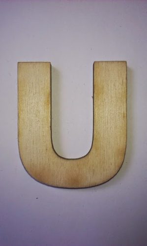 Fa betűk 4,5-5 cm U