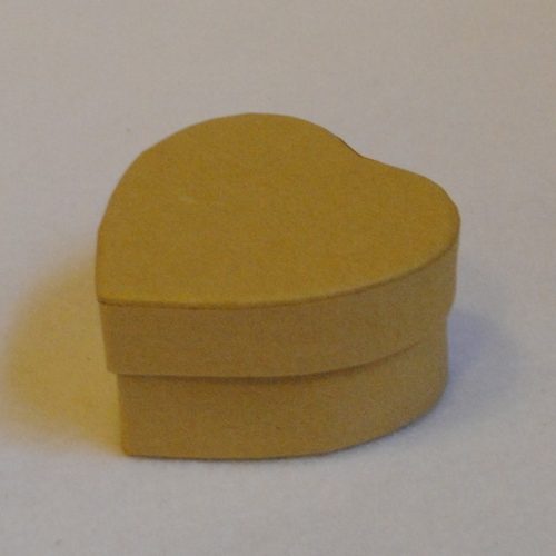 Papírdoboz mini szív 6,5*3,5 cm