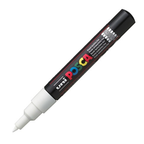 UniPosca filc 0,7 mm - Fehér