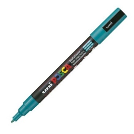 UniPosca filc 0,9 mm-1,3 mm - Smaragd zöld - 31