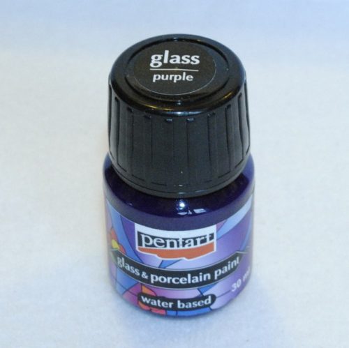 Vízbázisú üveg- és porcelánfesték 30 ml - lila