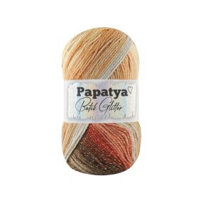 Papatya Batik Glitter 100 gr - 10 multicolor
