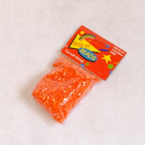 Vasalható gyöngy 30 gr (kb 500 db) - narancssárga