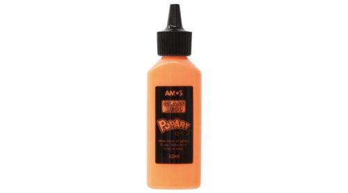 Amos üvegmatrica festék 22 ml - narancs telt szín