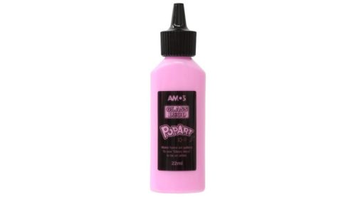 Amos üvegmatrica festék 22 ml - pink telt szín