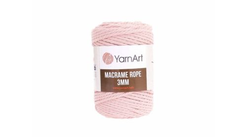 Macrame Rope 3 mm - 762 rózsaszin