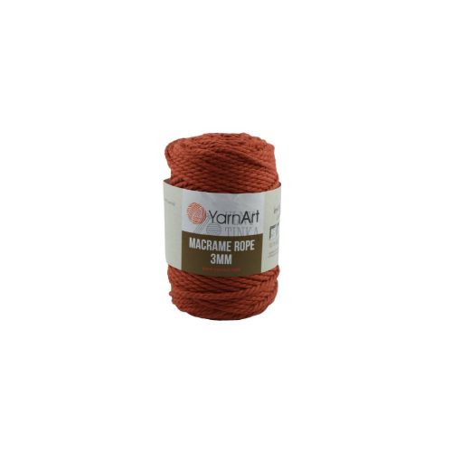 Macrame Rope 3 mm - 785 rozsdabarna