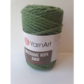 Macrame rope 3 mm - 787 keki zöld