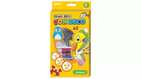 Üvegmatricafesték Készlet 6x10,5 ml 6 Darab Állatos Fényvarázsforma
