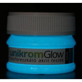 Foszforeszkáló akrilfesték 30 g - azúrkék