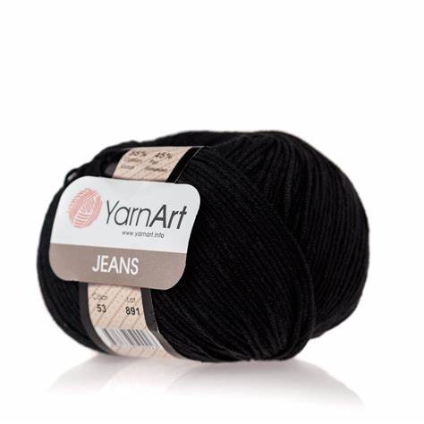 YarnArt Jeans fonal - 53 fekete
