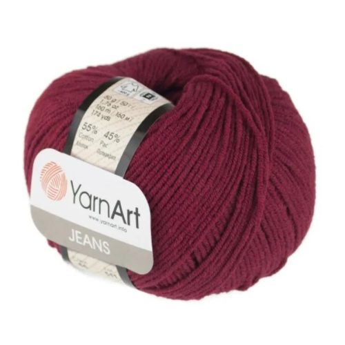 YarnArt Jeans fonal - 66 burgundi