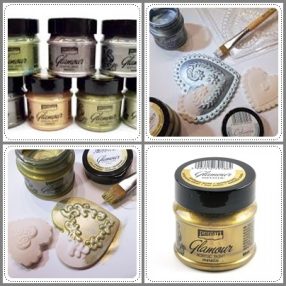 Metál glamour akrilfesték